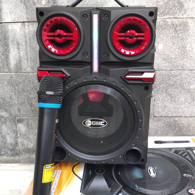 SPEAKER GMC BLUETOOTH KARAOKE 897Q FREE MIC WIRELESS Shopee Indonesia