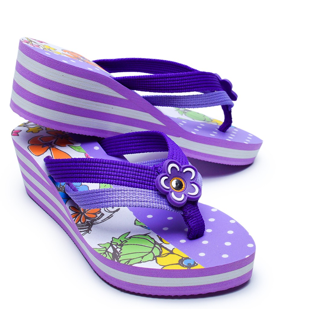 Sandal Anak Perempuan Dnoir TALI4 UNGU Shopee Indonesia