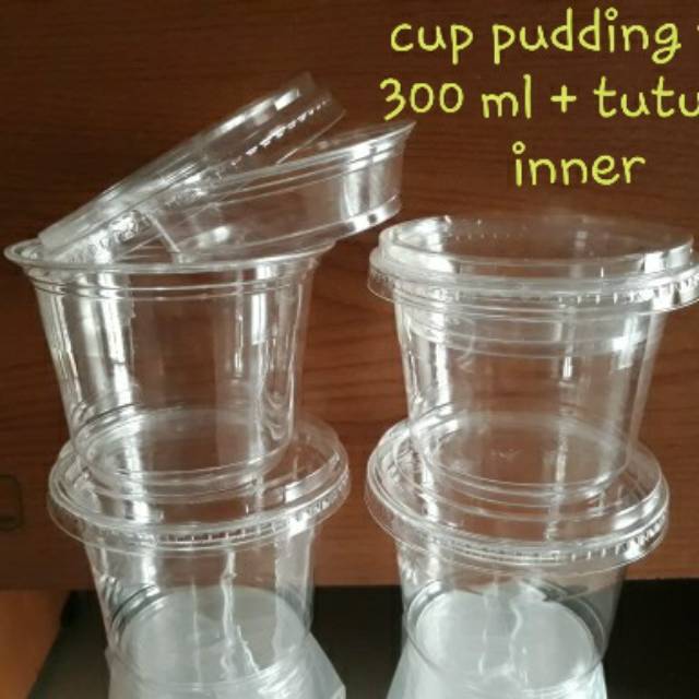 Cup pudding vla 300 ml / cup puding vla / tempat puding