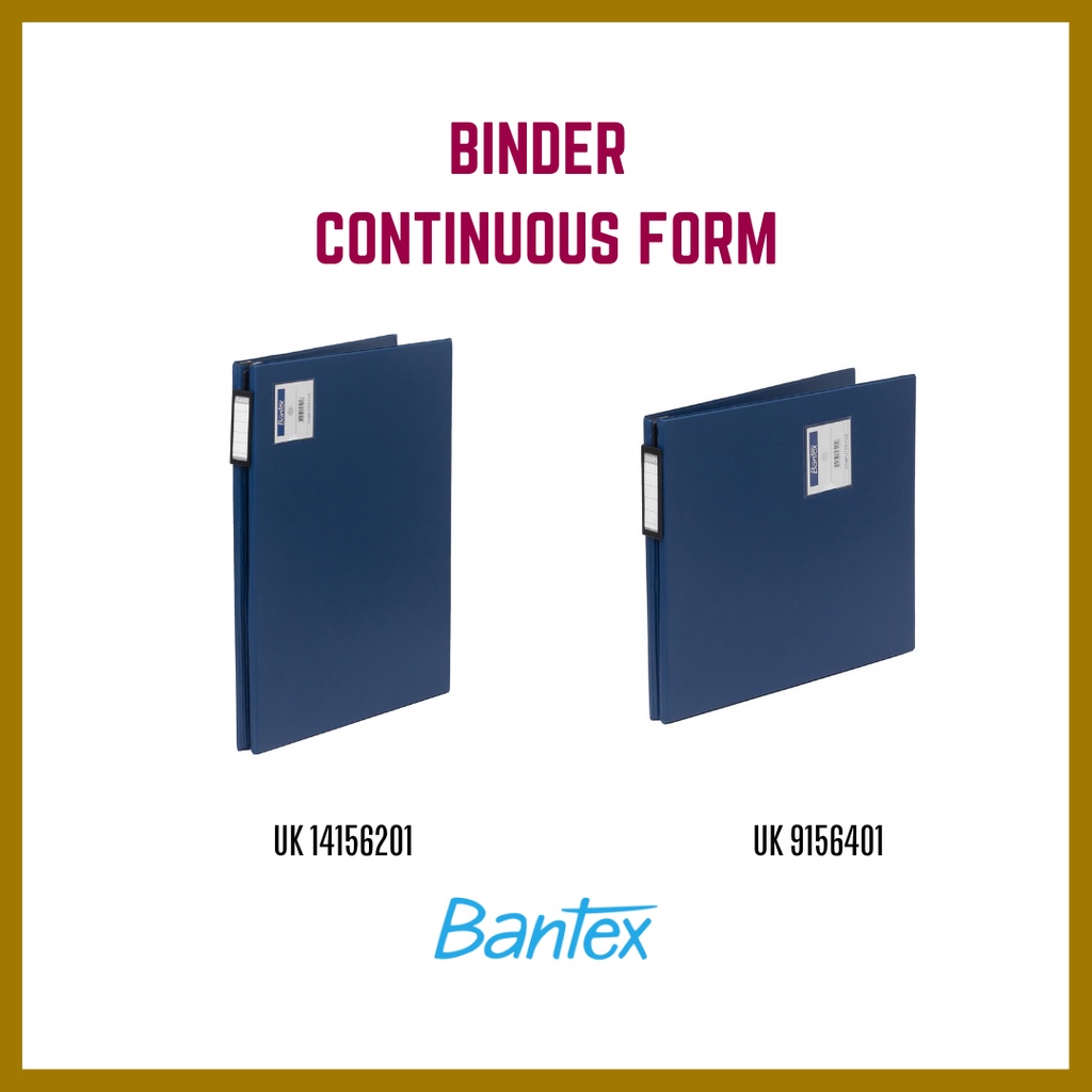 Jual BANTEX Binder Continuous Form Warna Blue Shopee Indonesia