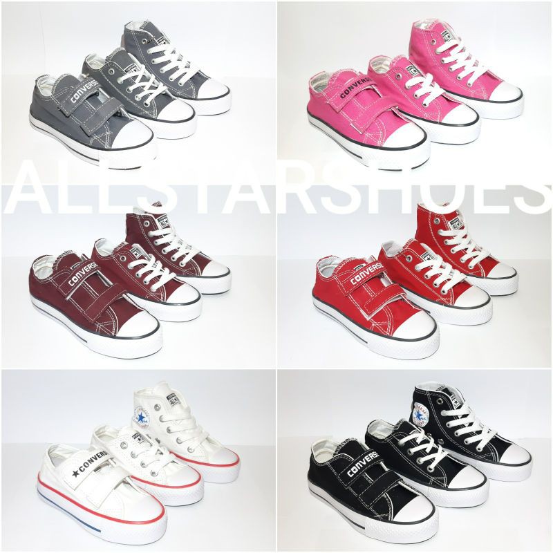 Jual Diobral Sepatu Anak Converse All Star Classic Low High Perekat