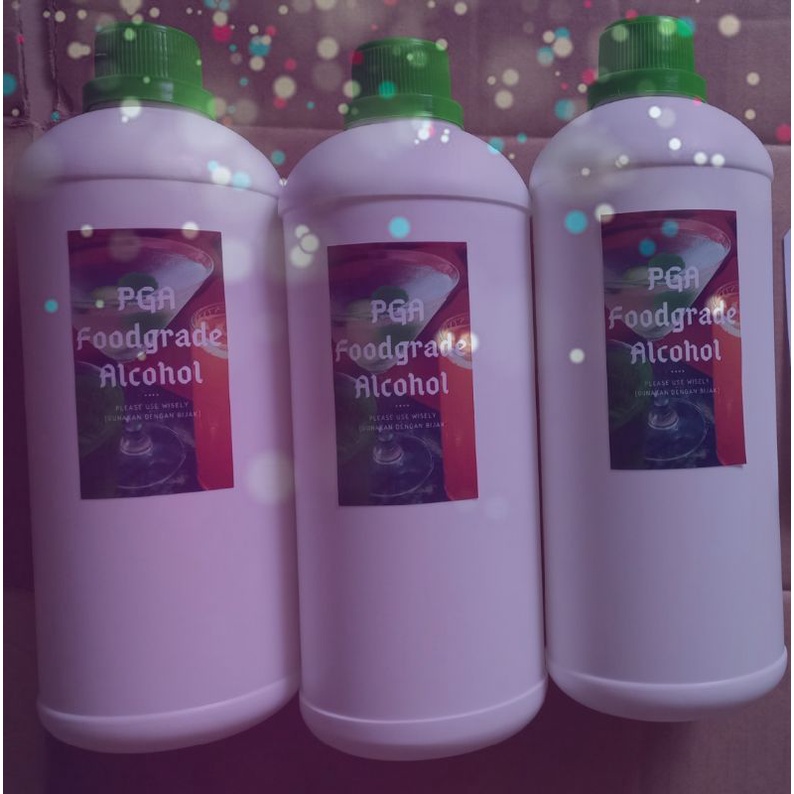 Jual Alkohol Food Grade 98 The Best Quality 1Liter + (Original Pure