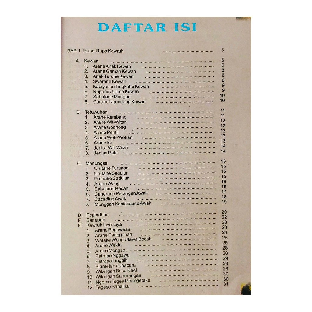 BUKU PEPAK BAHASA JAWA BERGAMBAR TERLENGKAP MURAH | Shopee Indonesia