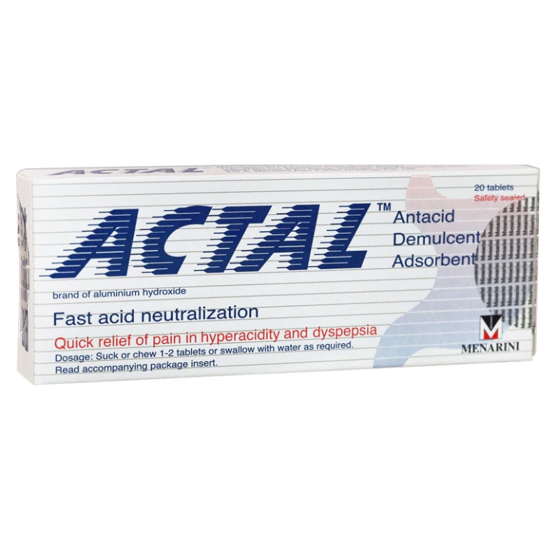 Jual ACTAL ANTACID 20 TABS ( OBAT MAAG ) SINGAPORE Shopee Indonesia