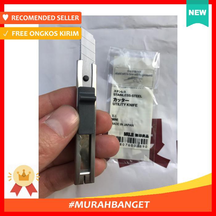 Jual Cutter Pisau Mini Muji Bundle Refill Made In Japan Original