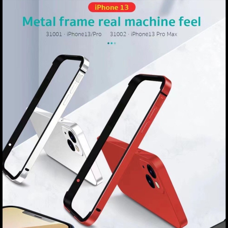 Jual ALUMINIUM METEL FRAME BAZEL BUMPER IPHONE 14 PRO MAX / PRO / PLUS