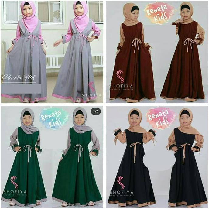 Baju Gamis Untuk Anak Sd Hijab Muslimah