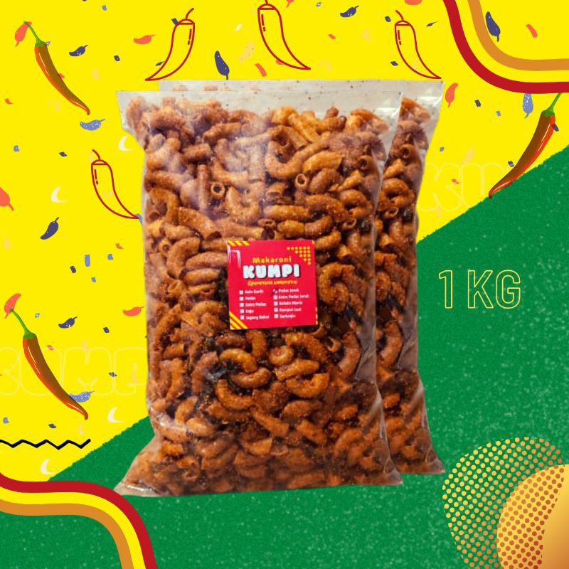 [1Kg] Makaroni Kumpi Kremes™/Kriuk Shopee Indonesia
