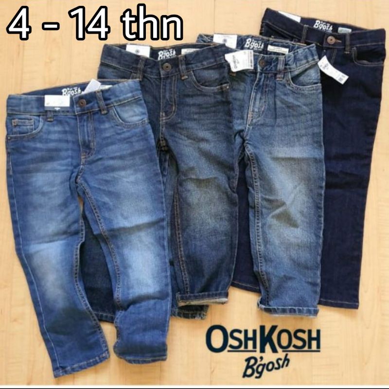 Jeans Anak laki laki Oshkosh, Celana Panjang Jeans Branded Shopee Indonesia