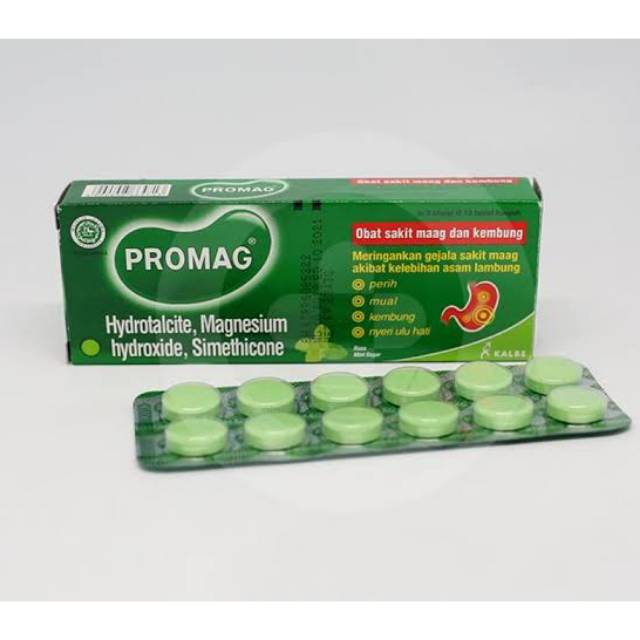 Jual PROMAG 10 Tablet Obat Maag / meredakan Asam Lambung Ori harga