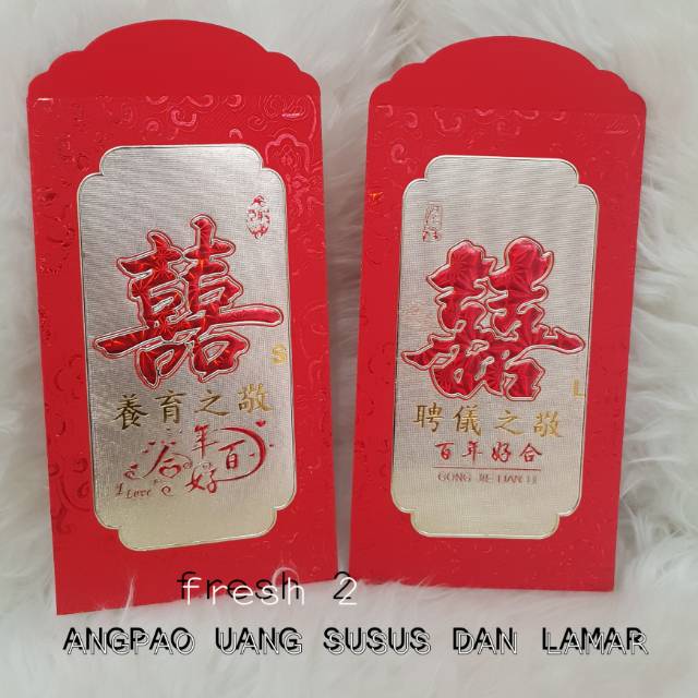 angpao uang susu lamar/angpao lamaran/angpao sangjit