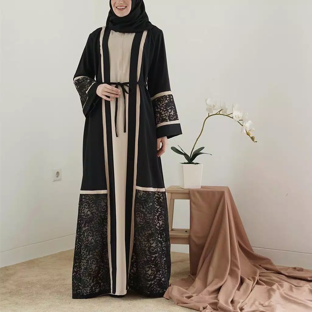 New Abaya Gamis Maxi Dress Arab Saudi Bordir Zephy Turki