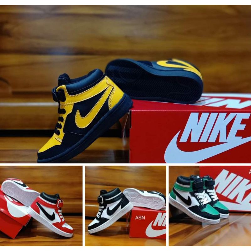 sepatu sneakers anak laki laki.sepatu anak nike jordan haigh septau