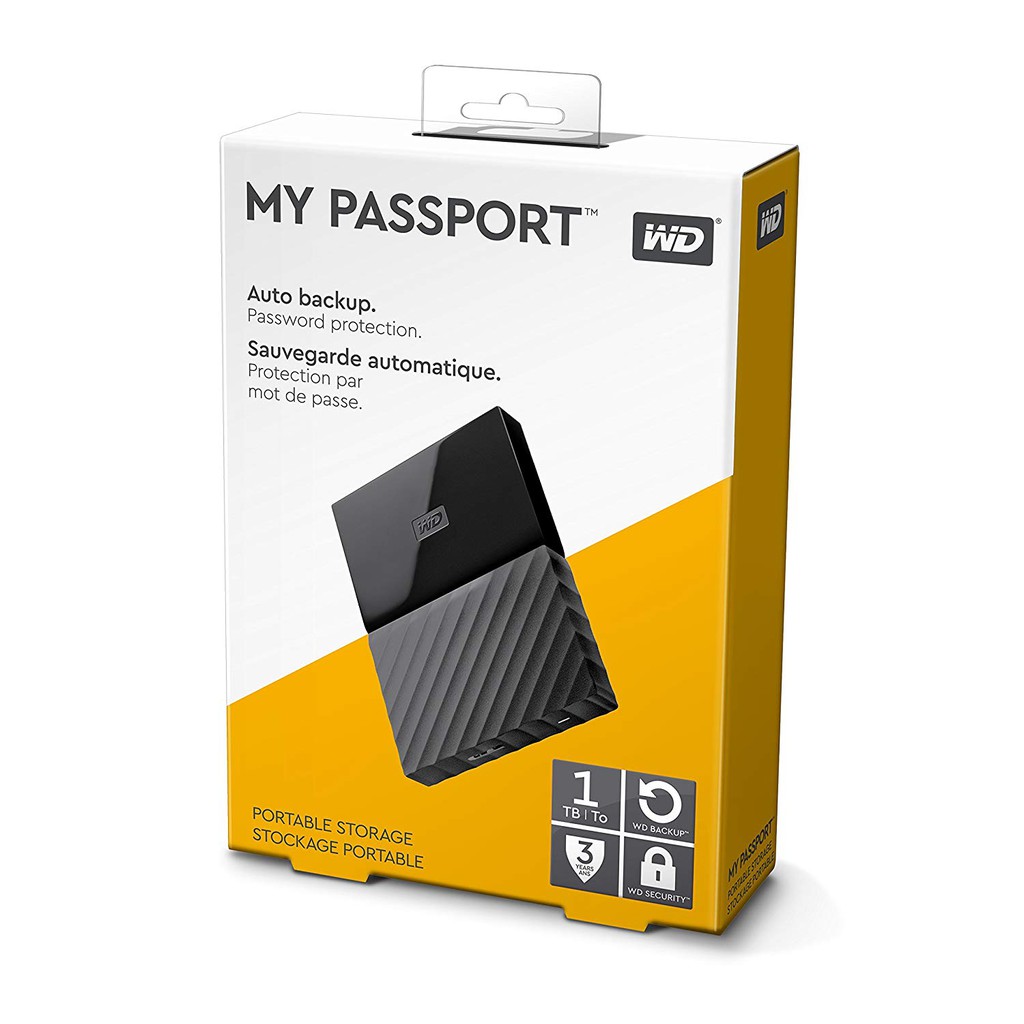 Jual Wd My Passport 1Tb - Black | Shopee Indonesia