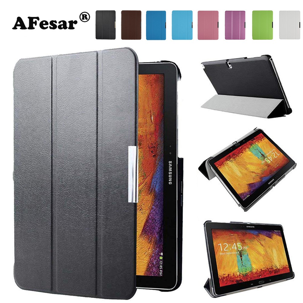Jual Casing Flip Case Kulit Pu Untuk Samsung Galaxy Note 10.1 Tablet 2014 Sm-P600 P605 P601 | Shopee Indonesia