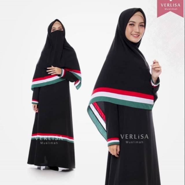 Gamis Palestina Set Segiempat Palestin Palestine Jilbab