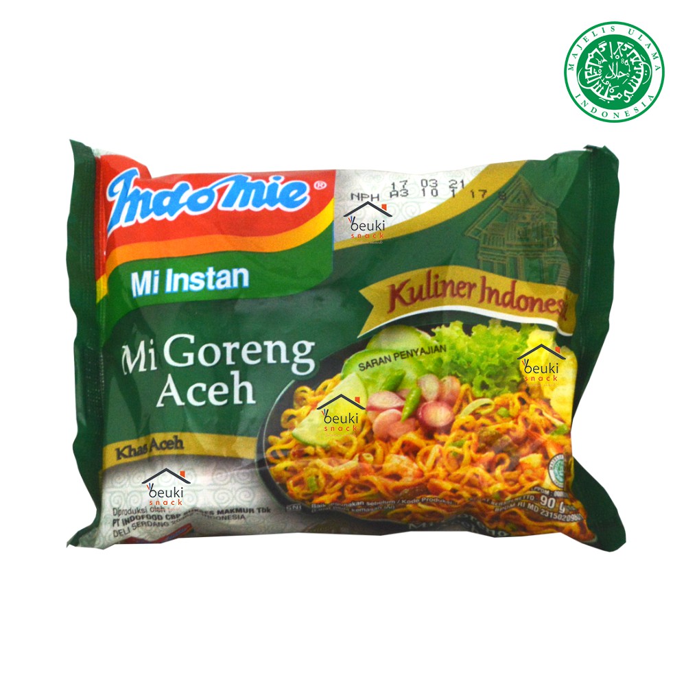 ECERAN Indomie Kuliner Mi Goreng Aceh Mie Instan Goreng Khas Aceh Halal