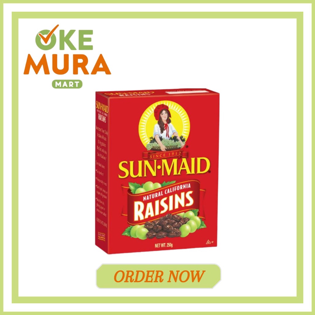 Jual SUN MAID RAISINS 250GR / SUNMAID / KISMIS / RAISIN 250GR ORIGINAL