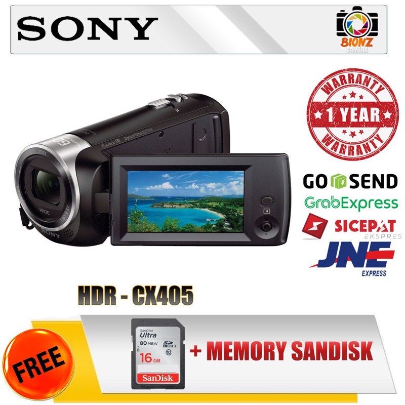 Jual Handycam Sony cx405 Shopee Indonesia