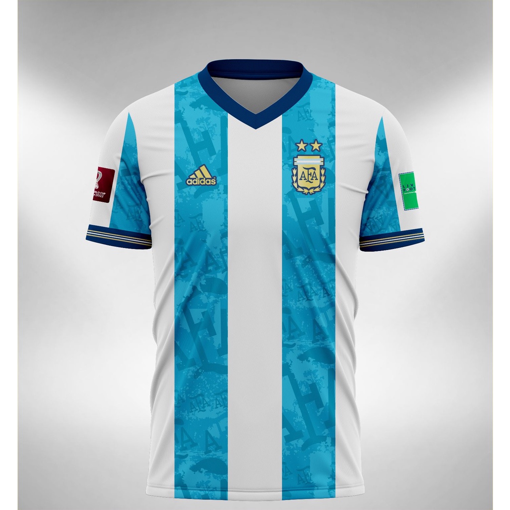 Jual Jersey Argentina Home Piala Dunia 2022 Concept Shopee Indonesia
