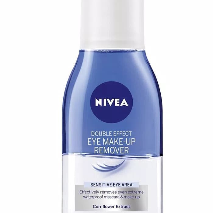 Jual Nivea Double Effect Eye Makeup Remover 125 Ml | Shopee Indonesia