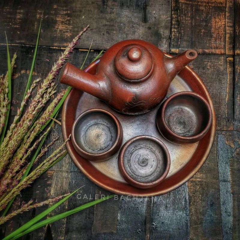 Jual TEKO SET KOREA / POCI SET UKIR / TEA SET KOREA / TEA SET TANAH