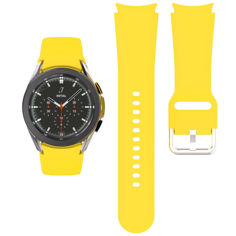 Jual Strap For Samsung Galaxy Watch 4 Classic 46Mm 42Mm Smartwatch Silicone Ridge Sport Bracelet Galaxy W Indonesia|Shopee Indonesia