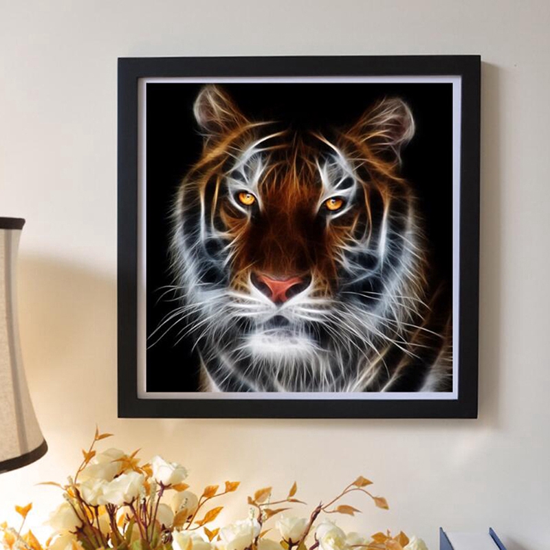 Fantastis 30 Gambar Lukisan Harimau 3d Arti Gambar