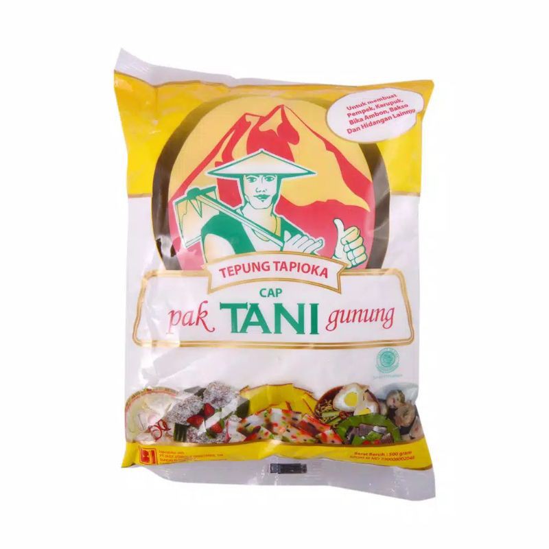 TEPUNG TAPIOKA CAP PAK TANI GUNUNG 500 GRAM Shopee Indonesia