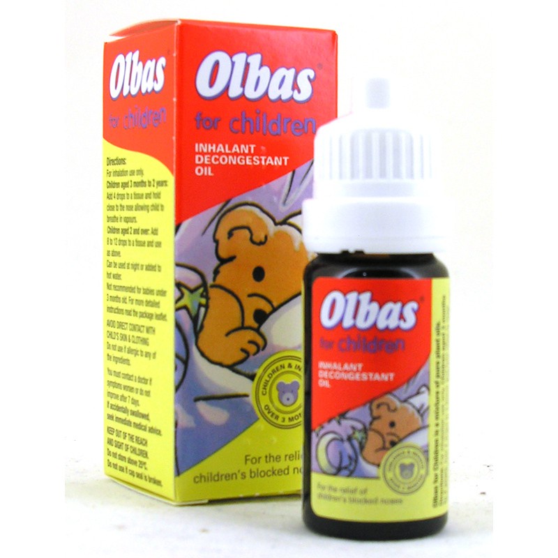 Jual Olbas Oil For Baby and Children Inhalant Decongestant Oil pereda