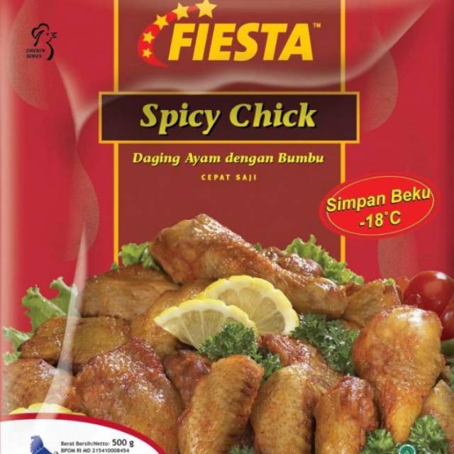 Jual Fiesta Spicy Chick 500 Gr / Daging Ayam Bumbu Murah Lezat Halal