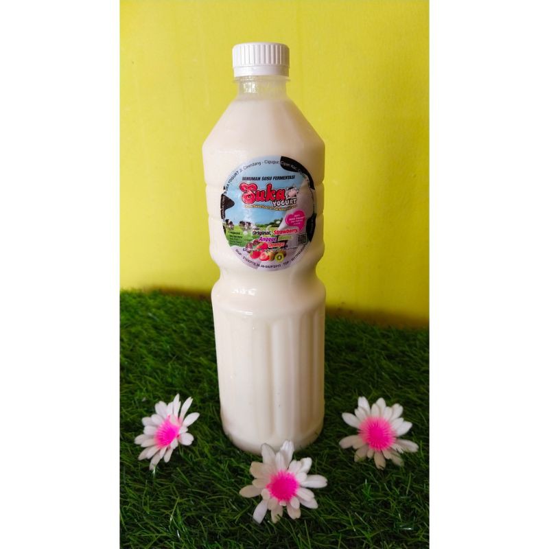Jual yoghurt literan botol suka yoghurt yoghurt kuningan