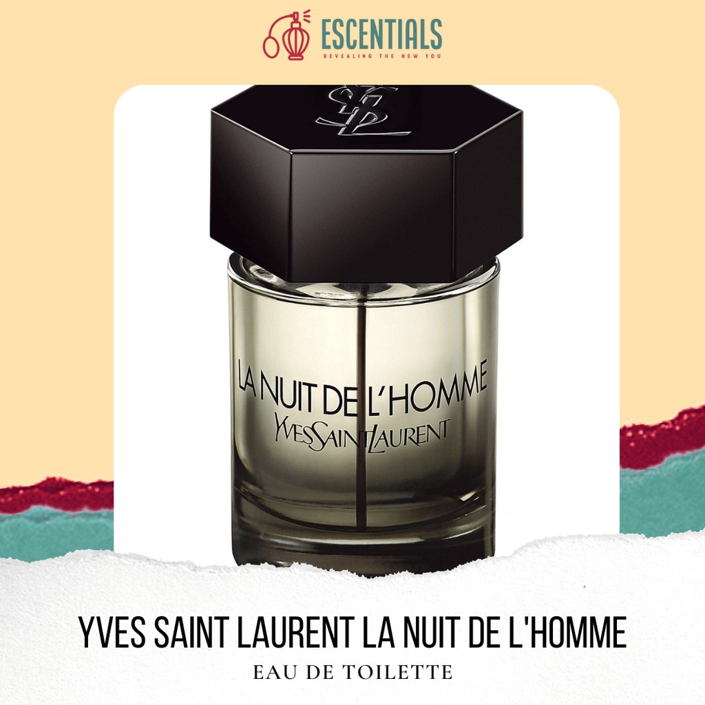 Jual [100% Original] Ysl La Nuit De L'homme 100Ml Eau De Toilette Edt | Shopee Indonesia