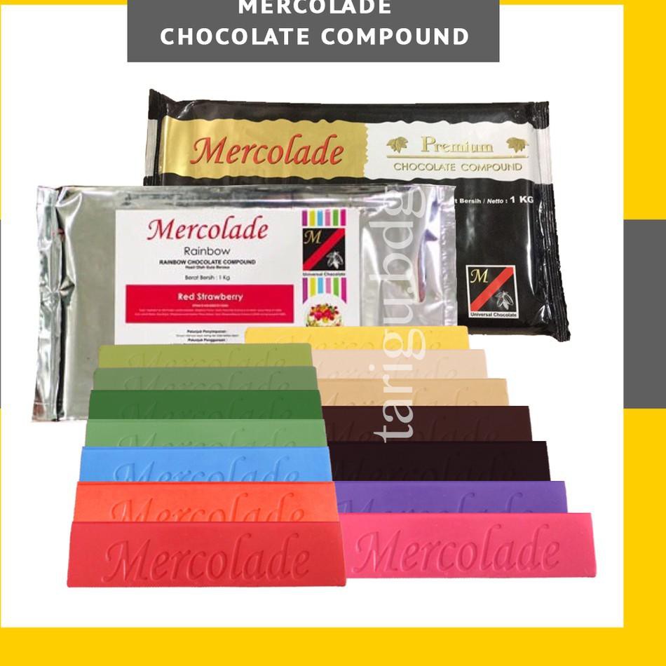 Jual ❞ Terbaru Mercolade Coklat Batang - Coklat Warna Rasa - Coklat Blok - Chocolate Compound | Shopee Indonesia