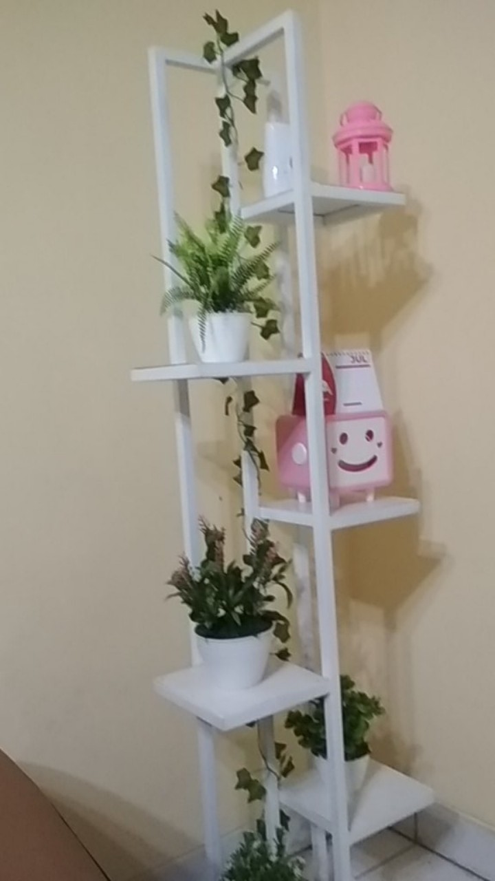 Rak bunga rak hias standing pot besi 6 susun Shopee Indonesia