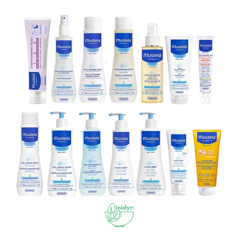 Jual MUSTELA CLEANSING WATER/ MUSTELA BODY LOTION/ MUSTELA HAIR AND