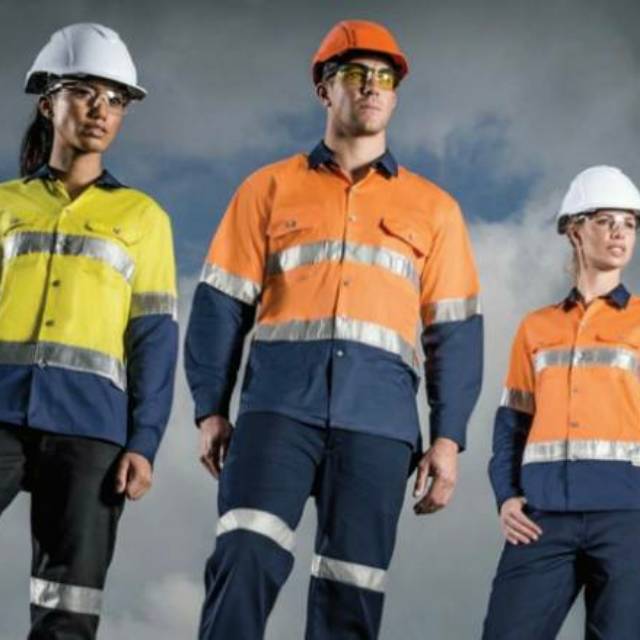 Seragam Kerja Wearpack Setelan Safety Lapangan Proyek Hifiz 3M