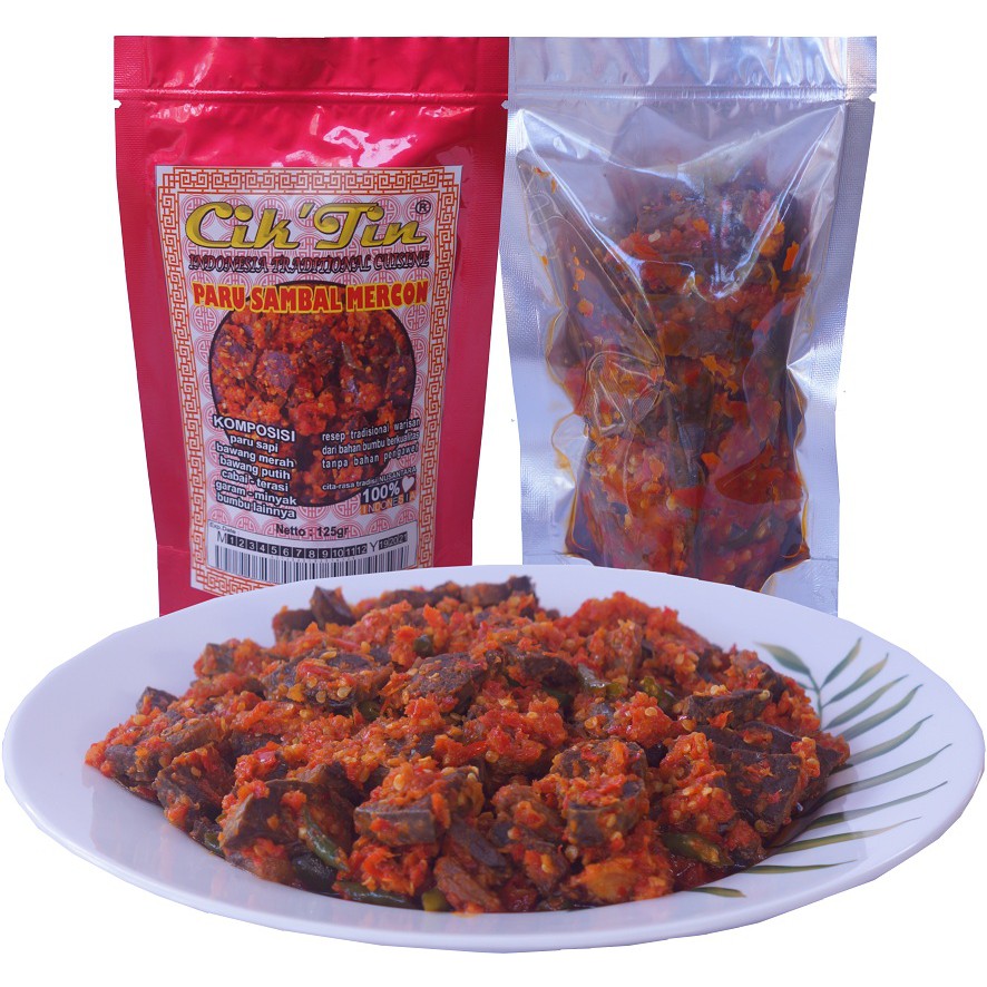 Sambal mercon menyediakan berbagai olahan serba cabai tersedia berbagai sambal jika anda hub 081288. Paru Sapi Sambal Mercon 125gr Shopee Indonesia