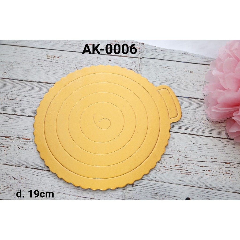AK0006 Tatakan kue tart cake board alas kue tart alas cake bulat 19