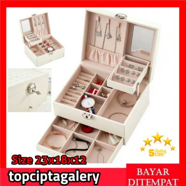 Box Perhiasan / Kotak Perhiasan / Tempat Penyimpanan