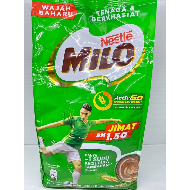 Jual Milo Malaysia 1Kg Asli Mengandung Calsium Sangat Tinggi Meningkatkan Imun Tubuh,Mengatasi Anemia | Shopee Indonesia