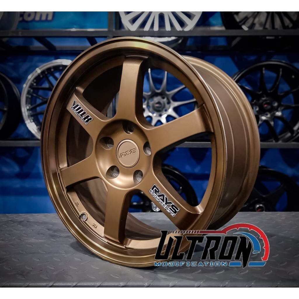 Jual Velg Mobil Ring 17 Te37 Civic Fd ,Hrv Brv Warna Coklat Ertiga Velg Onliy 4 Biji | Shopee Indonesia
