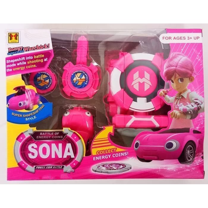 Jual Mainan Anak Jam Tangan Mobil Watch Car Sona Pink By Rizki Jaya Toys - Rj1548 | Shopee Indonesia