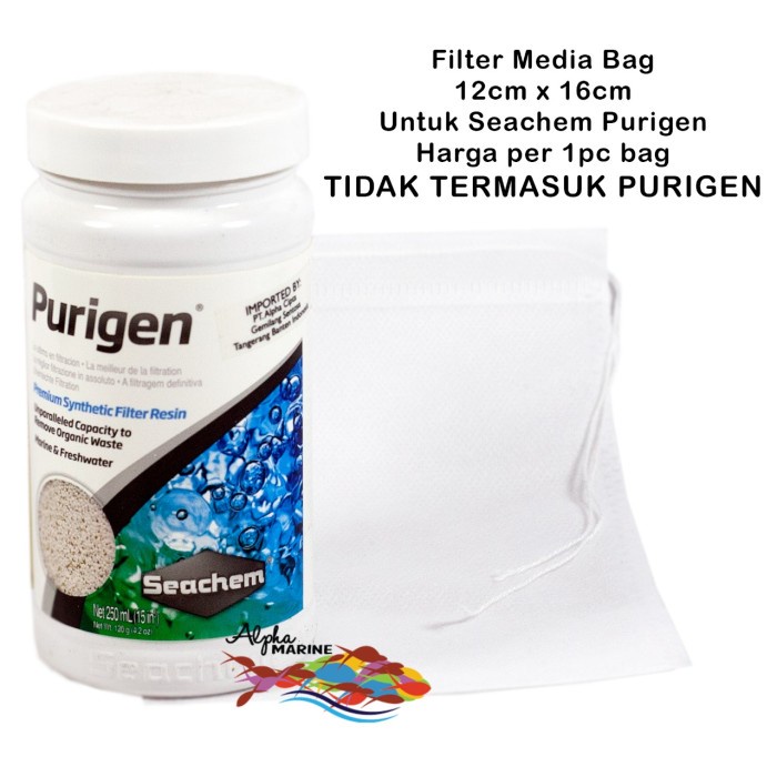 Jual Filter Media Bag 12cmx16cm Untuk Seachem Purigen Shopee Indonesia