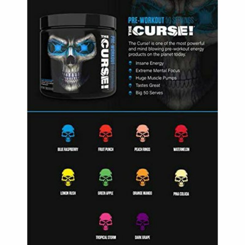 Jual The Curse Pre-Workouts 30 Servings | Shopee Indonesia