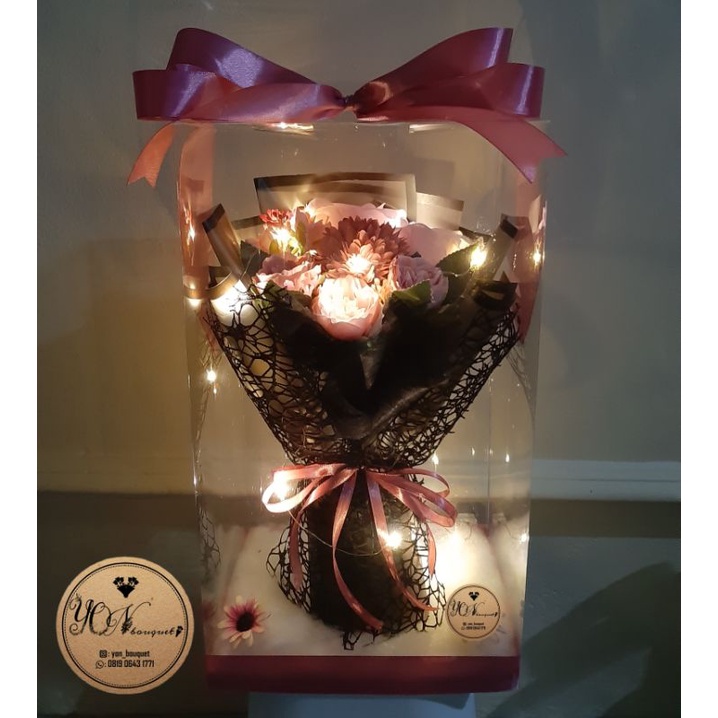 Jual buket mika/ buket bunga mika/ buket bunga artificial/gift mika /box mika/kado bunga/bouquet