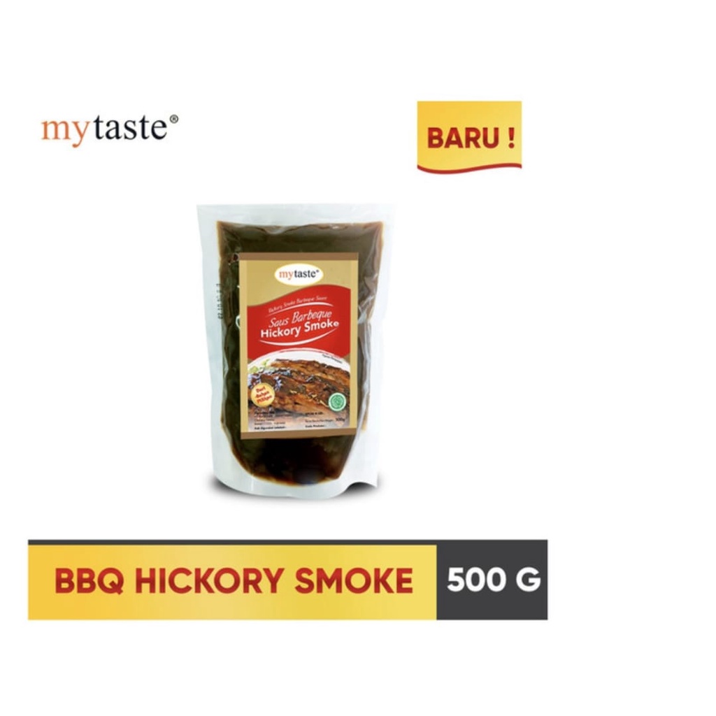 Jual My Taste Sauce BBQ Hickory Smoke 500 gr Shopee Indonesia
