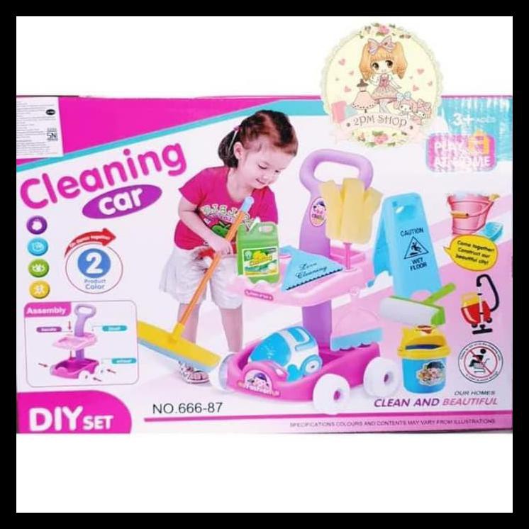Jual Gratis ! Mainan Cleaning Car Mini- Mainan Alat Pembersih/ Mainan Anak Perempuan Indonesia|Shopee Indonesia
