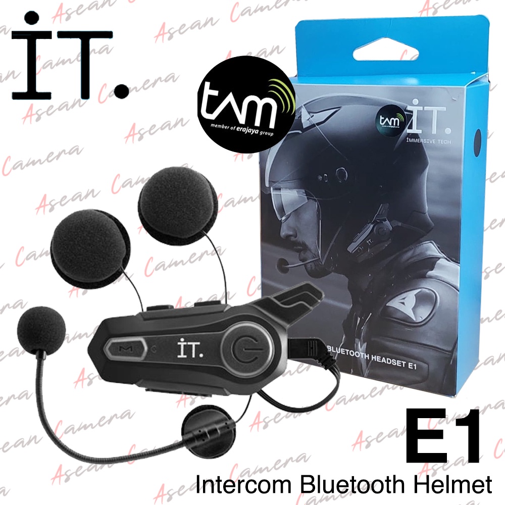 Jual helm murah Bluetooth Helm IT E1 SENA CARDO PACKTALK EJAS
