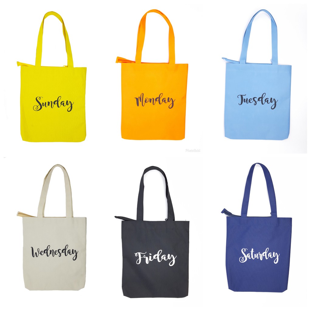 Tas Totebag Tumblr Wanita ( Day ) Tas Tote Bag Kuliah